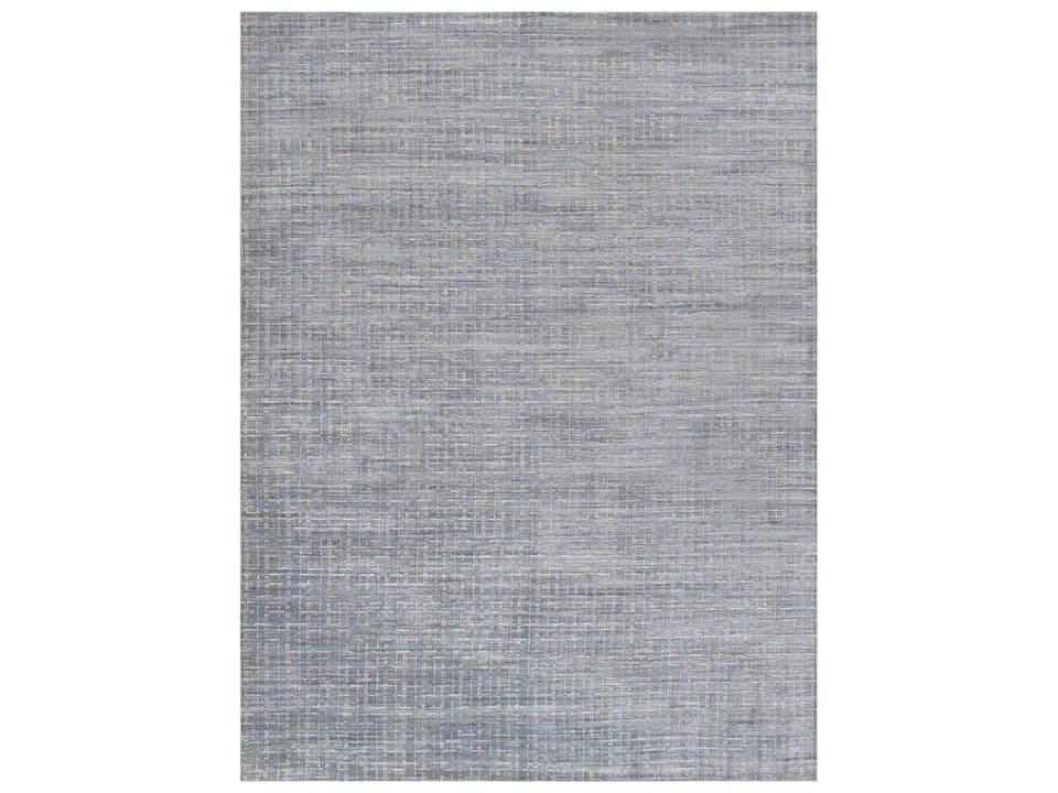 Slate Geometric Hand-Loomed Area Rug