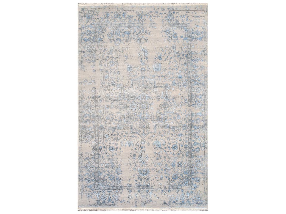 Transitional Bordered Area Rug