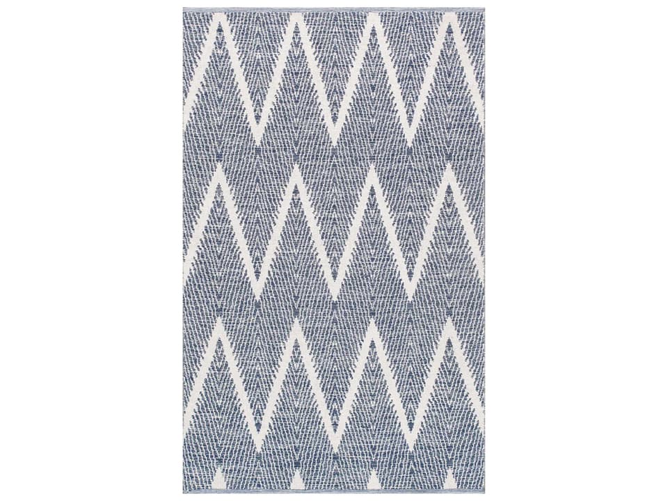 Simplicity Chevron Hand-Woven Cotton Area Rug