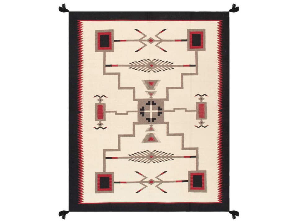 Tuscany Flatweave Southwestern Wool Area Rug