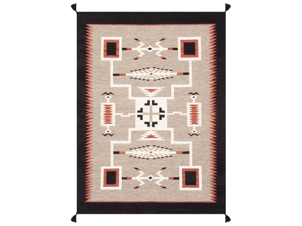 Tuscany Flatweave Southwestern Wool Area Rug