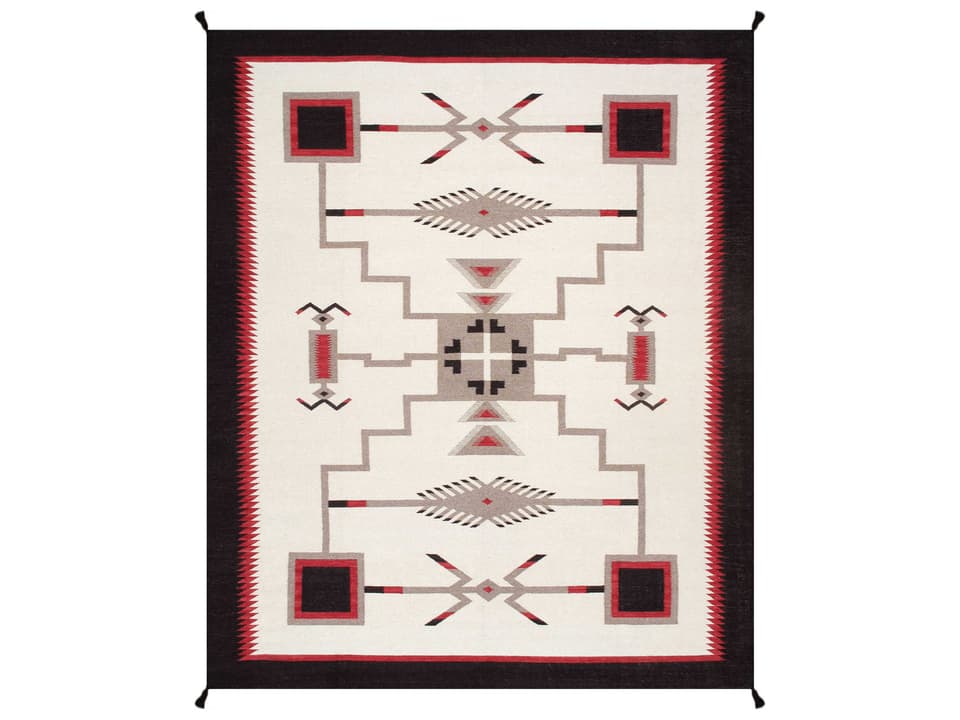 Tuscany Flatweave Southwestern Wool Area Rug