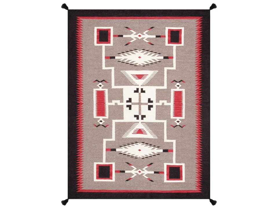 Tuscany Flatweave Southwestern Wool Area Rug