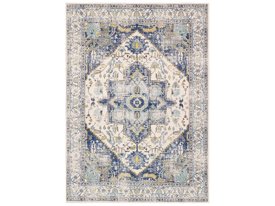 Chelsea Bordered Power-Loomed Runner Rug