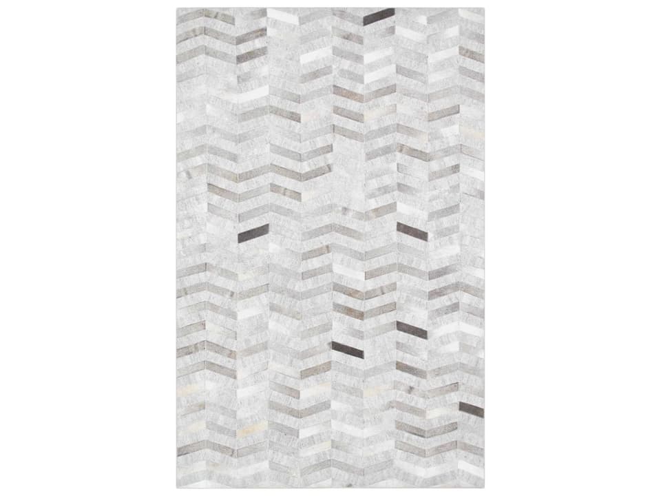 Galaxy Chevron Cowhide Area Rug