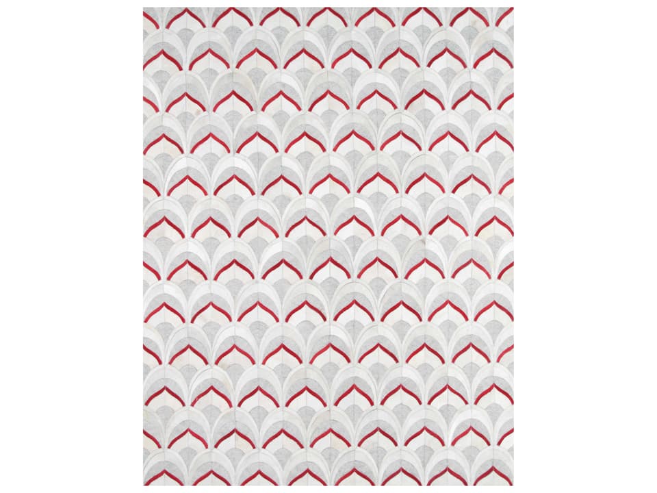 Galaxy Collection Cowhide Geometric Area Rug