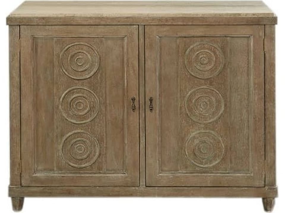 Ceruse Brown Wood Accent Chest
