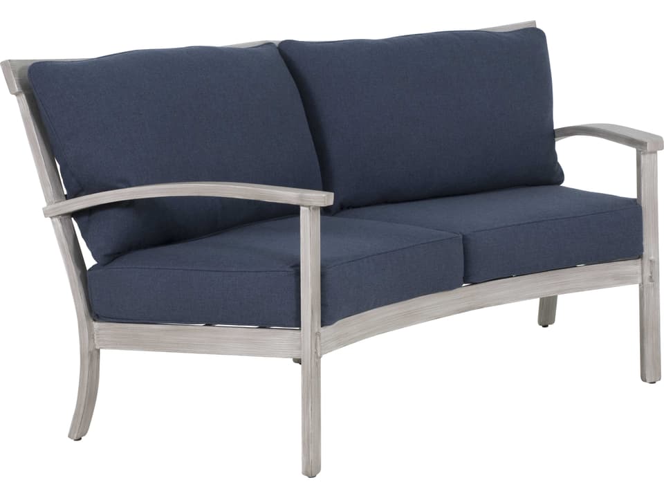 Biltmore Antler Hill Crescent Cast Aluminum Deep Seating Loveseat