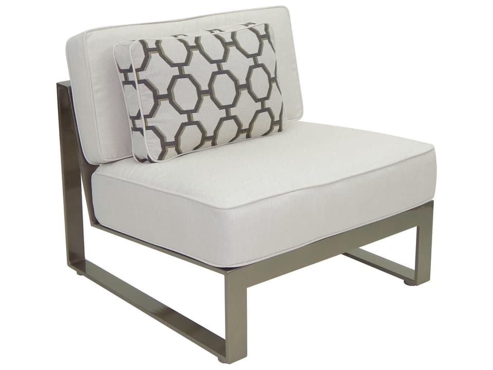 Park Place Sectional Armless Lounge Unit with One Pillow