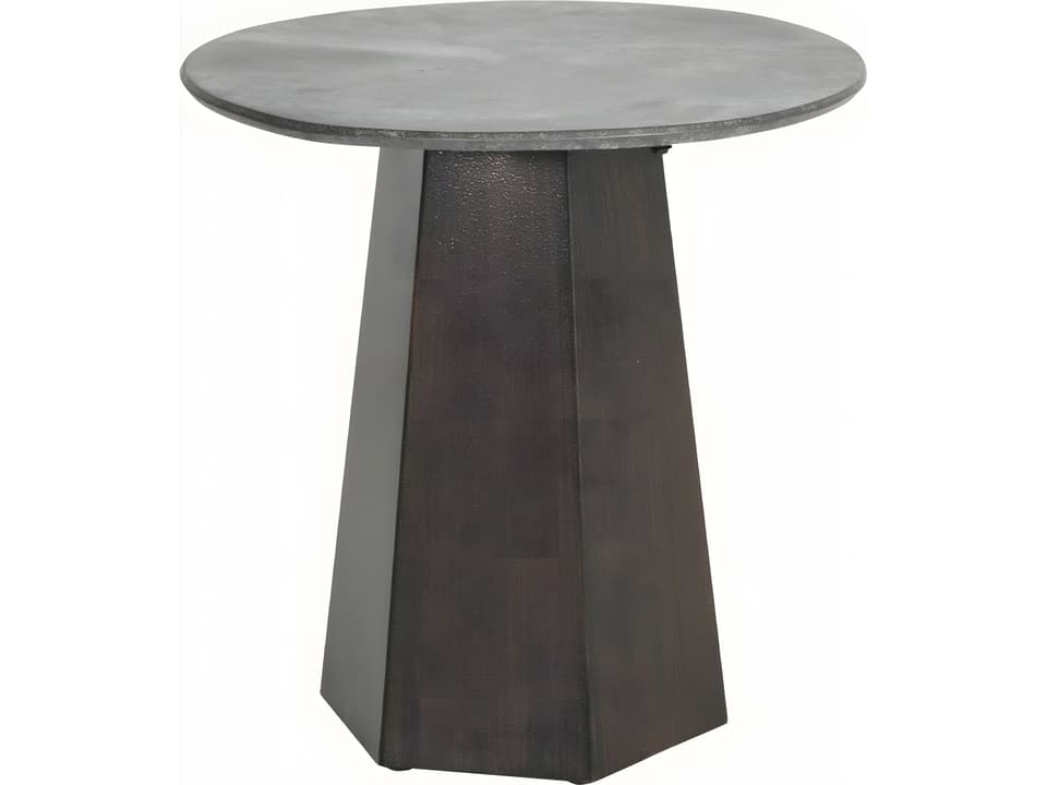 Nicoya Cast Aluminum Elliptical Occasional Table