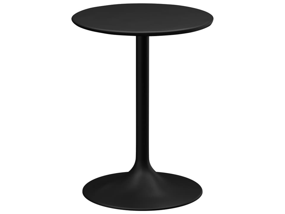 Tulip 32-Inch Round Bar Height Dining Table in Cast Aluminum
