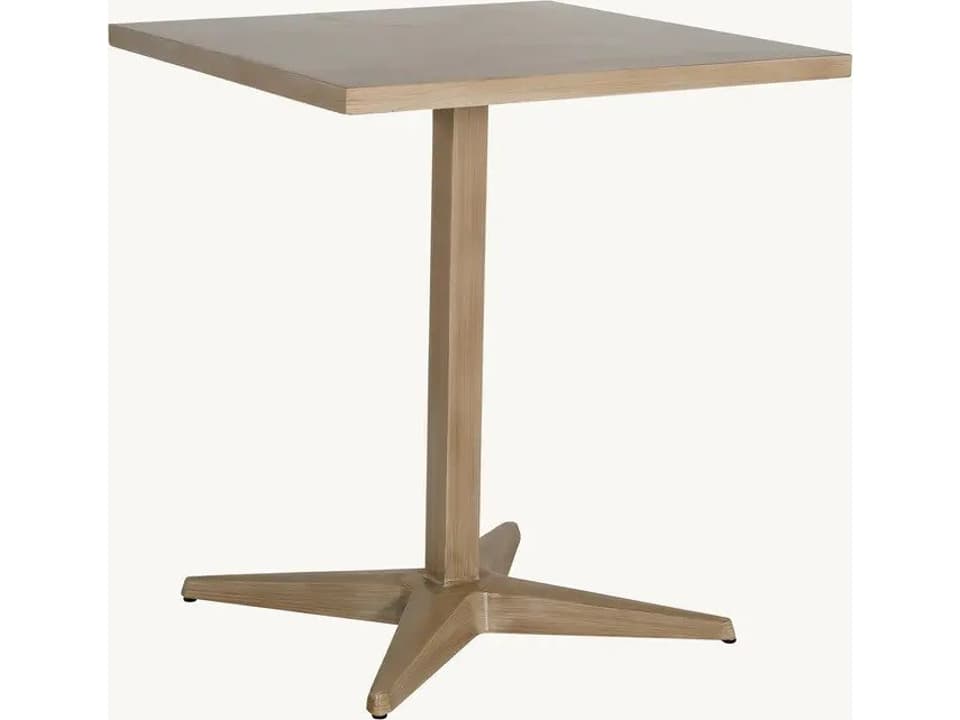 Fortuna 30-Inch Square Aluminum Bar Table