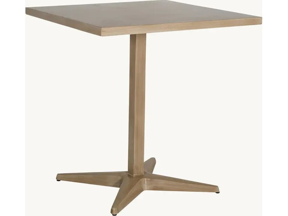 Fortuna Aluminum 36 Inch Square Bar Table