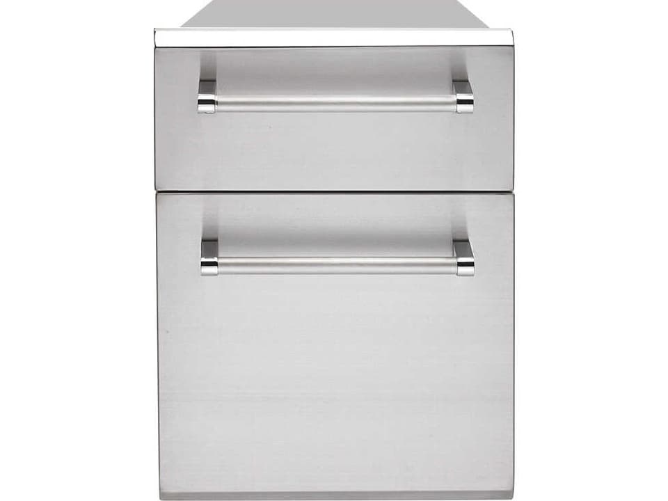 PGS Legacy 14 Inch 2 Drawer Masonry Set in Stainless Steel