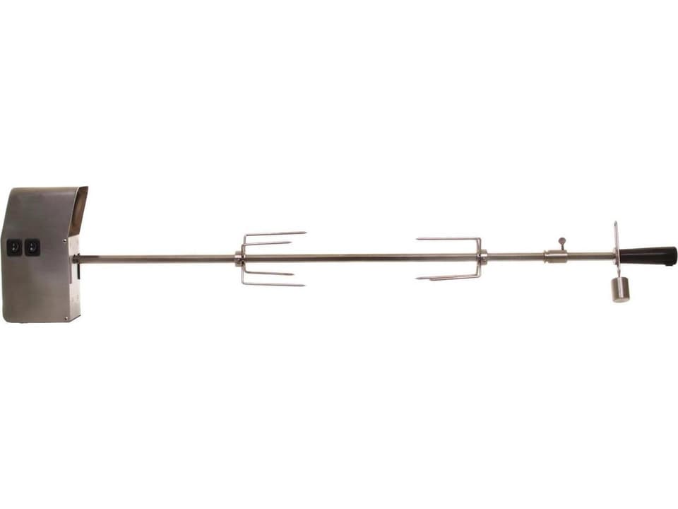 PGS Legacy Pacifica Stainless Steel Rotisserie Kit with Light
