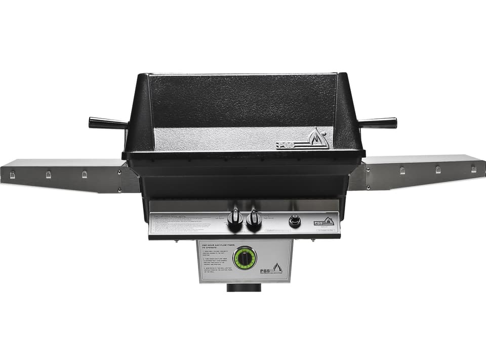 T-Series Natural Gas Grill Head with One-Hour Timer and Side Shelves