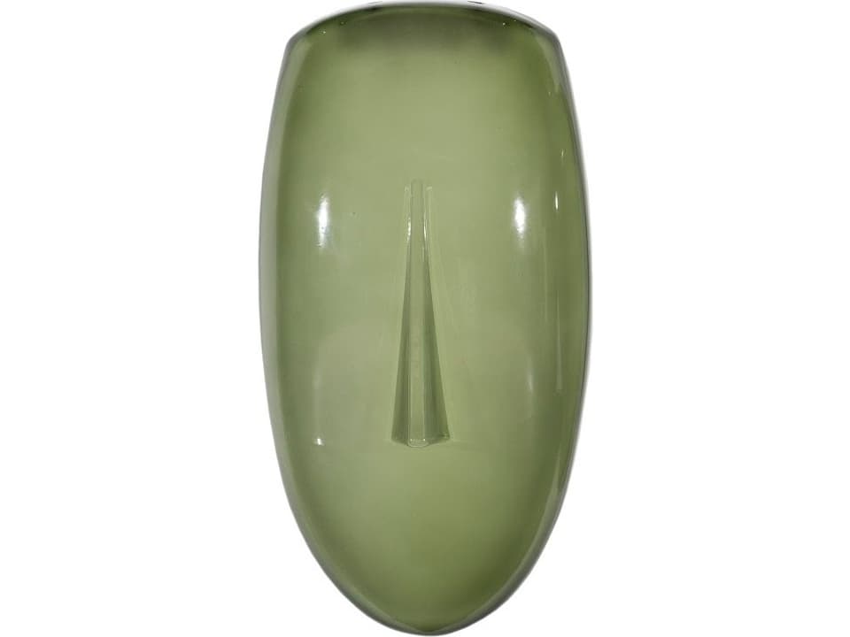 Classic Concave Cycladic Wall Art in Green