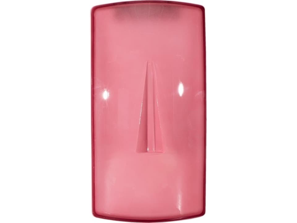 Cycladic Pink Rectangle Glass Wall Art