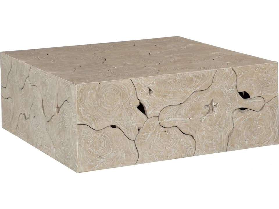 Square Wood Brown Coffee Table