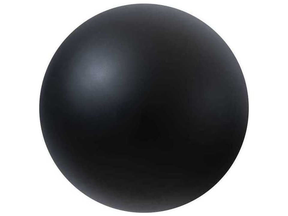 Ball on the Wall Medium Matte Black 3D Wall Art