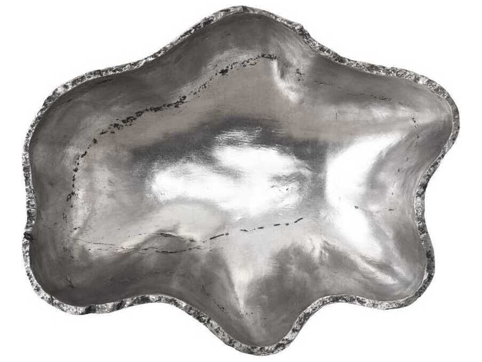 Cast Onyx Wall Bowl Small Silver 3D Wall Art