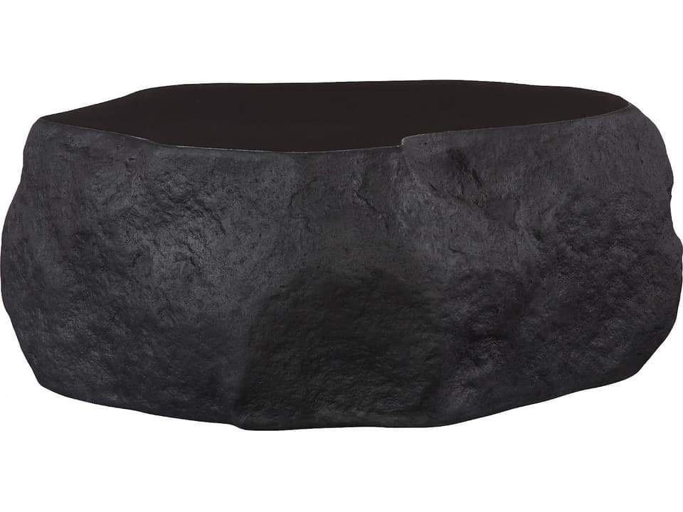 Quarry Black Glamstone Resin Composite Coffee Table