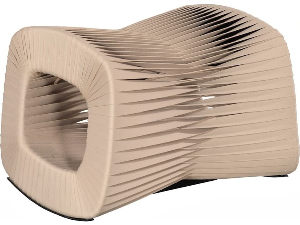 Beige Ottoman