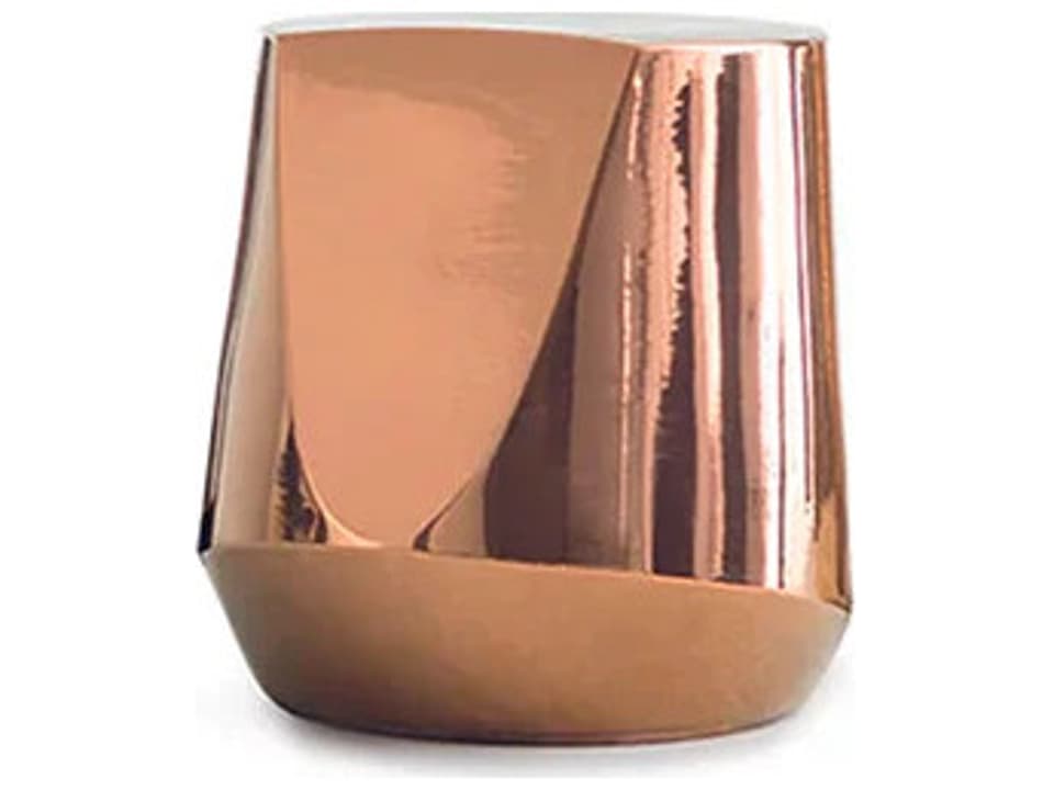 Haik Geometric Ceramic Coffee Table in Bronze by Emilio Nanni