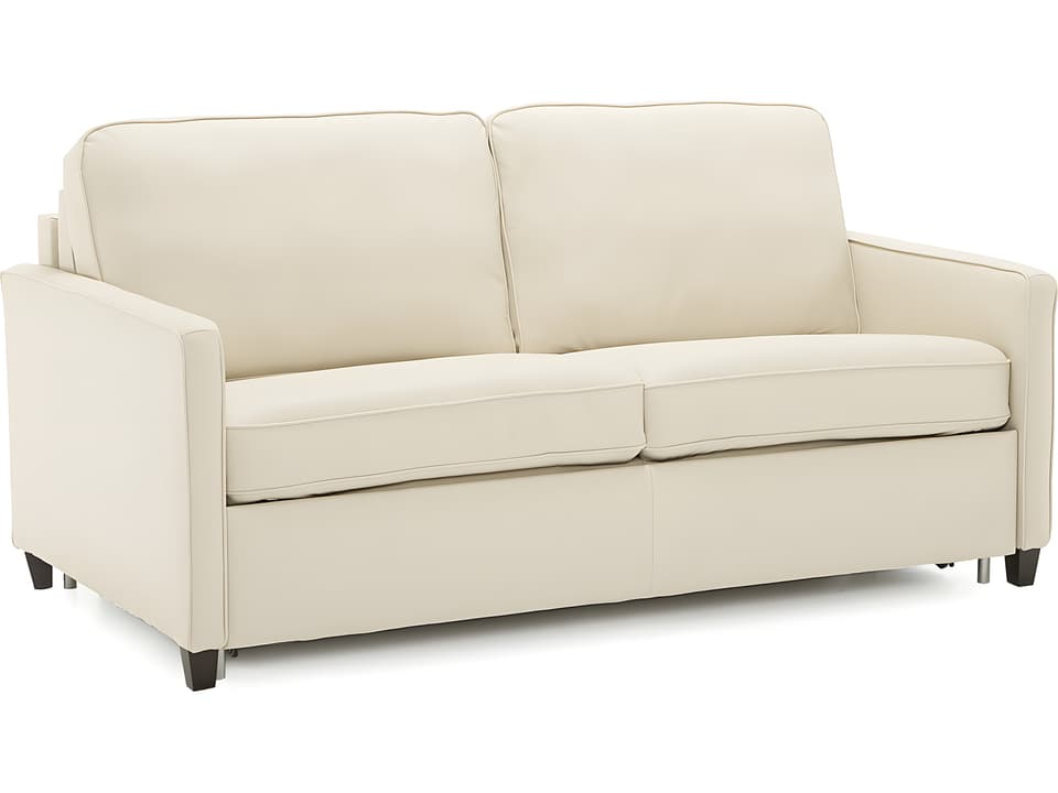 California Leather Upholstery Super Double Sofa Bed