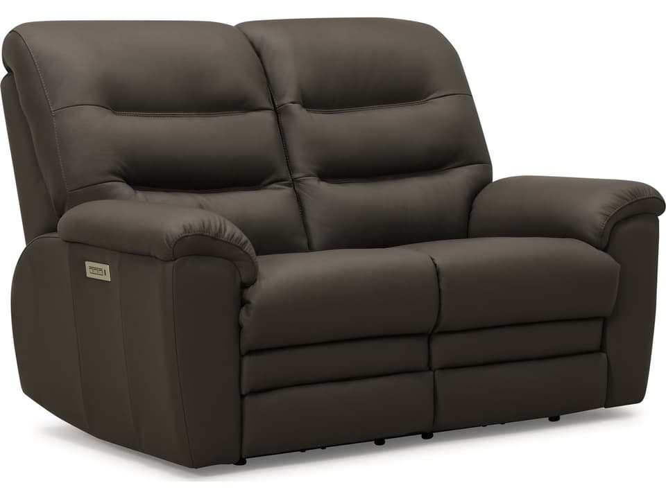 Keiran Power Reclining Loveseat with Headrest and Lumbar Support