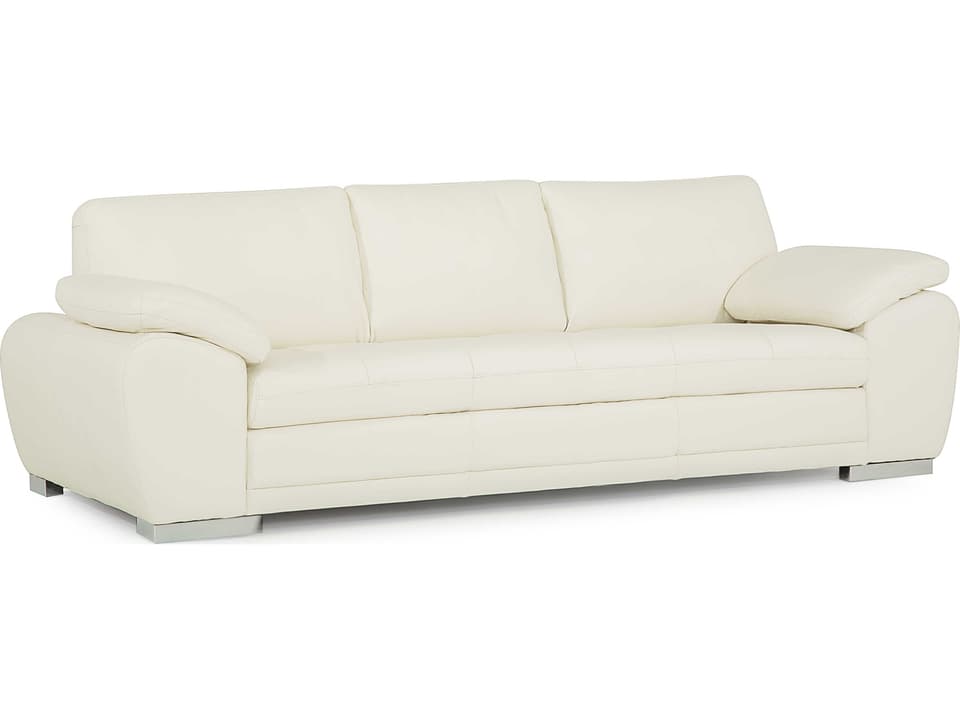 Miami 3-Seat Standard Sofa Modern Fabric and Leather