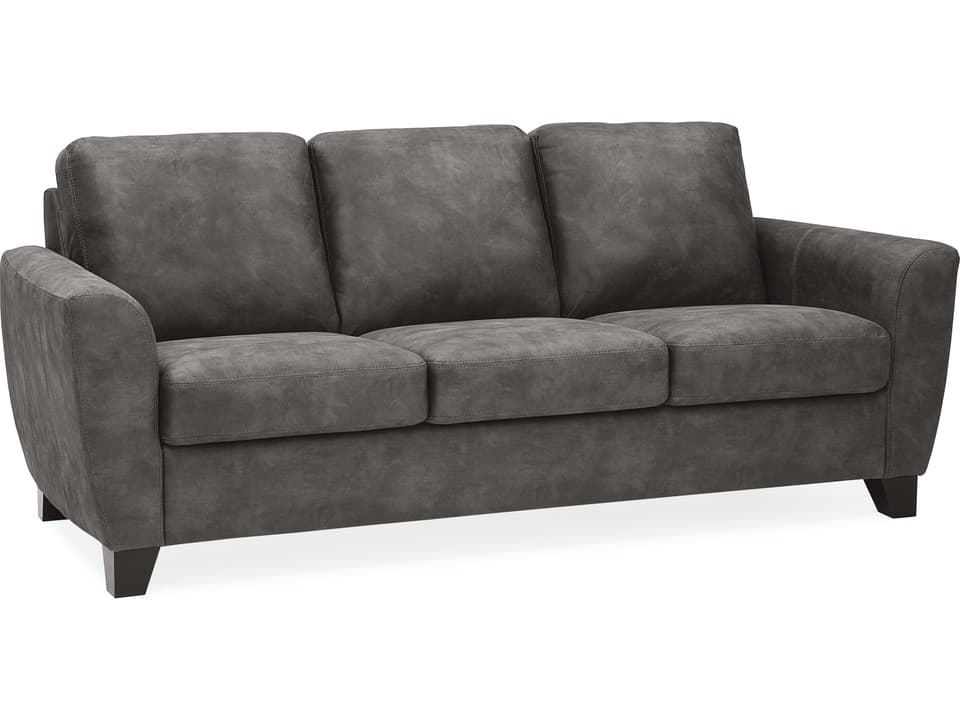 Marymount 3-Seat Transitional Sofa in Broadway Toffee Leather