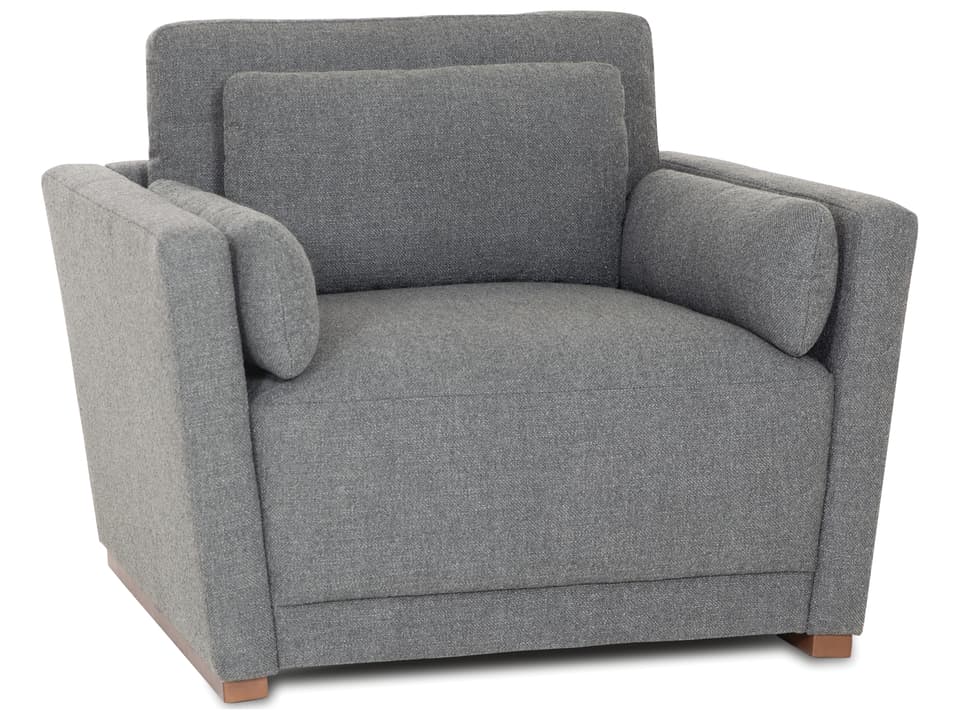 Shea Upholstered Chair and a Half with Track Arms