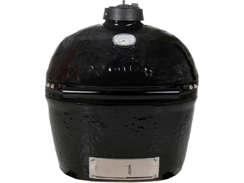 Oval Large 300 Ceramic Kamado Grill with Stainless Steel Cooking Grates