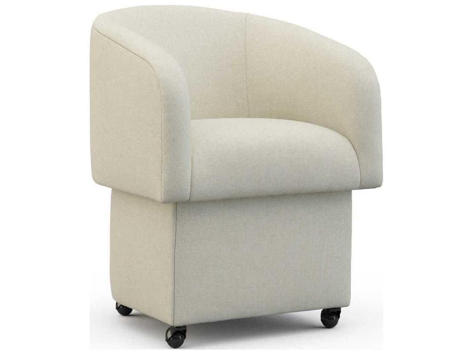 Ranier Upholstered Arm Dining Chair Crafted in North Carolina
