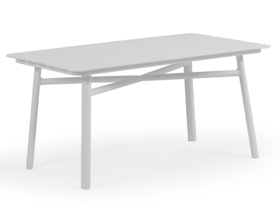 Kenwood Cast Aluminum Table Base in Textured White