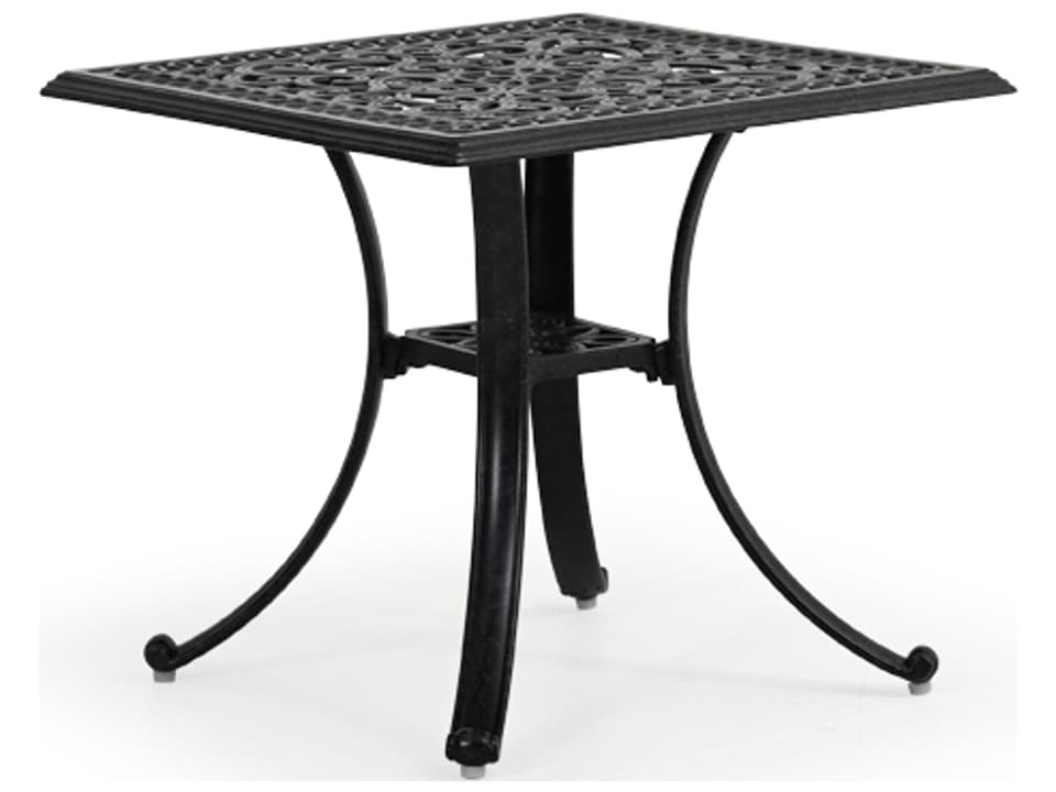 Dauphine 24-Inch Square Cast Aluminum End Table