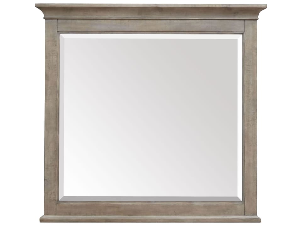 Paxton Place Dovetail Grey Dresser Mirror Landscape