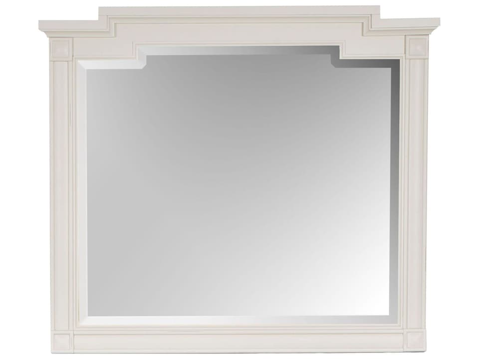 Willowbrook Egg Shell White Dresser Mirror Landscape