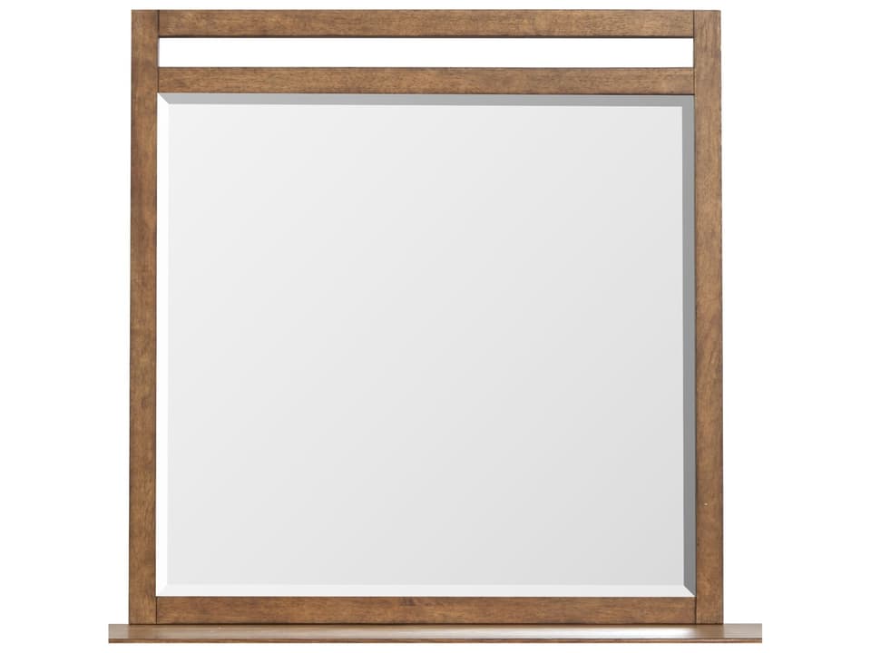 Conway Honey Wheat Dresser Mirror Square
