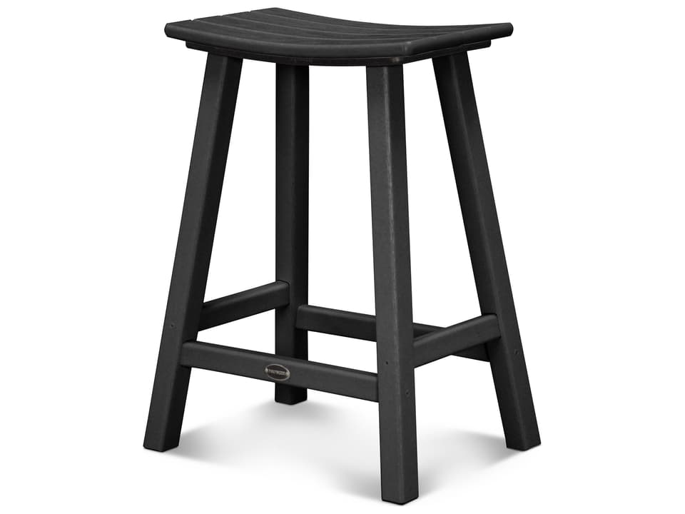Contempo Recycled Plastic Saddle Bar Stool