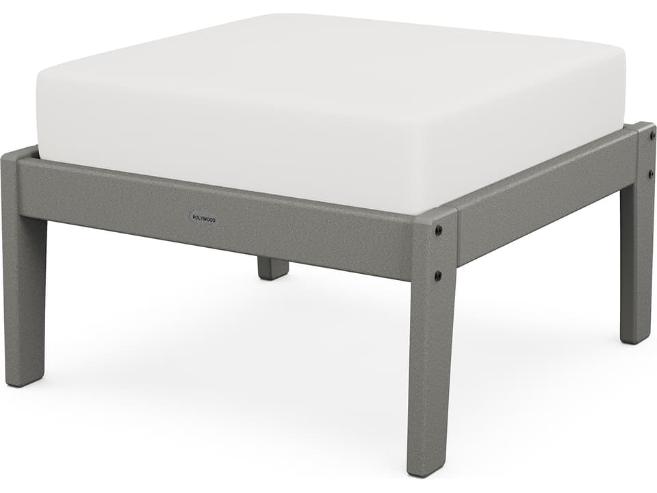 Lakeside Recycled Plastic Deep Seating Patio Ottoman