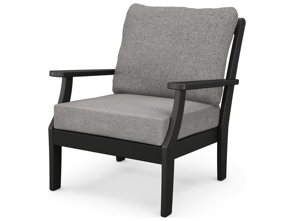 Braxton Recycled Plastic Cushion Outdoor Patio Lounge Chair