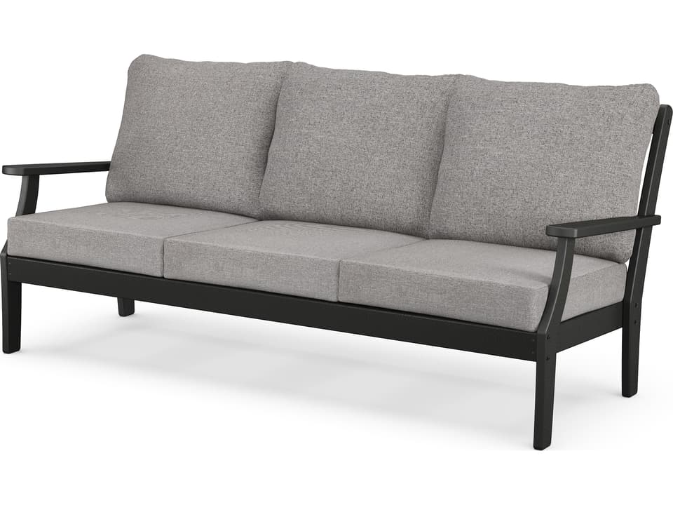 Braxton Recycled Plastic Cushion Patio Sofa
