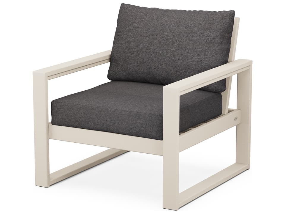 Edge Recycled Plastic Outdoor Patio Lounge Chair