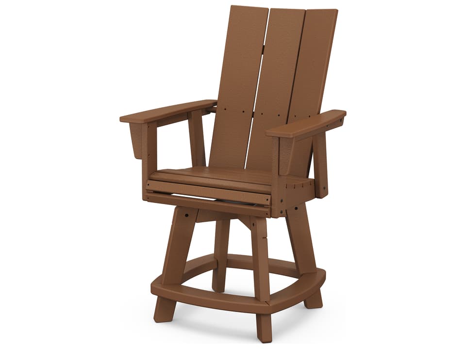 Modern Recycled Plastic Outdoor Patio Counter Stool