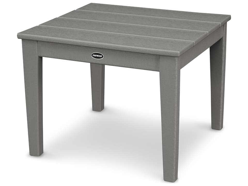 Newport Recycled Plastic Square Outdoor End Table