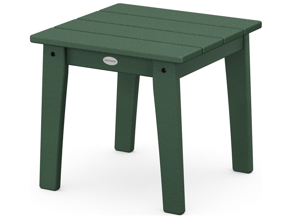 Lakeside Recycled Plastic Square Outdoor Patio End Table