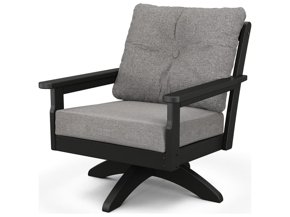 Vineyard Deep Seating Swivel Lounge Chair with Sunbrella Cushions
