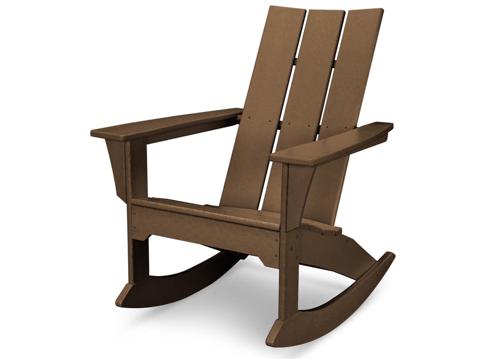 POLYWOOD Modern Recycled Plastic Adirondack Chair
